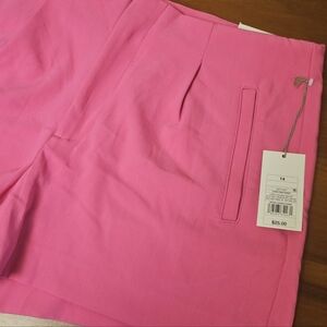 Pink shorts Size 14 Target 4" inseam stretch
